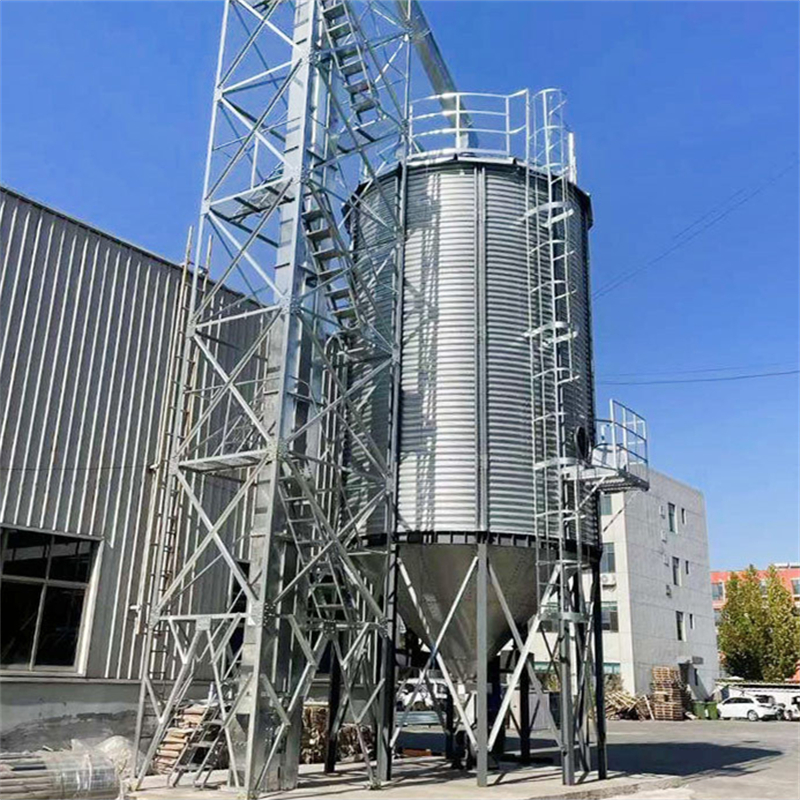 大型粮食存储设备质量放心裕盛钢板仓