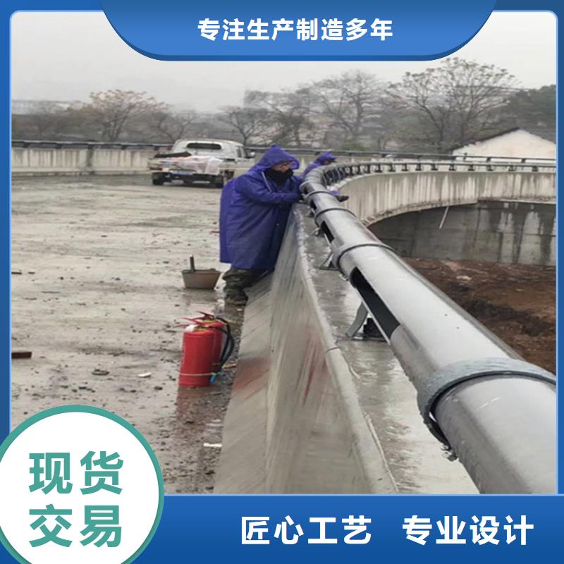 304不锈钢复合管人行道护栏栏杆生产厂家实地大厂