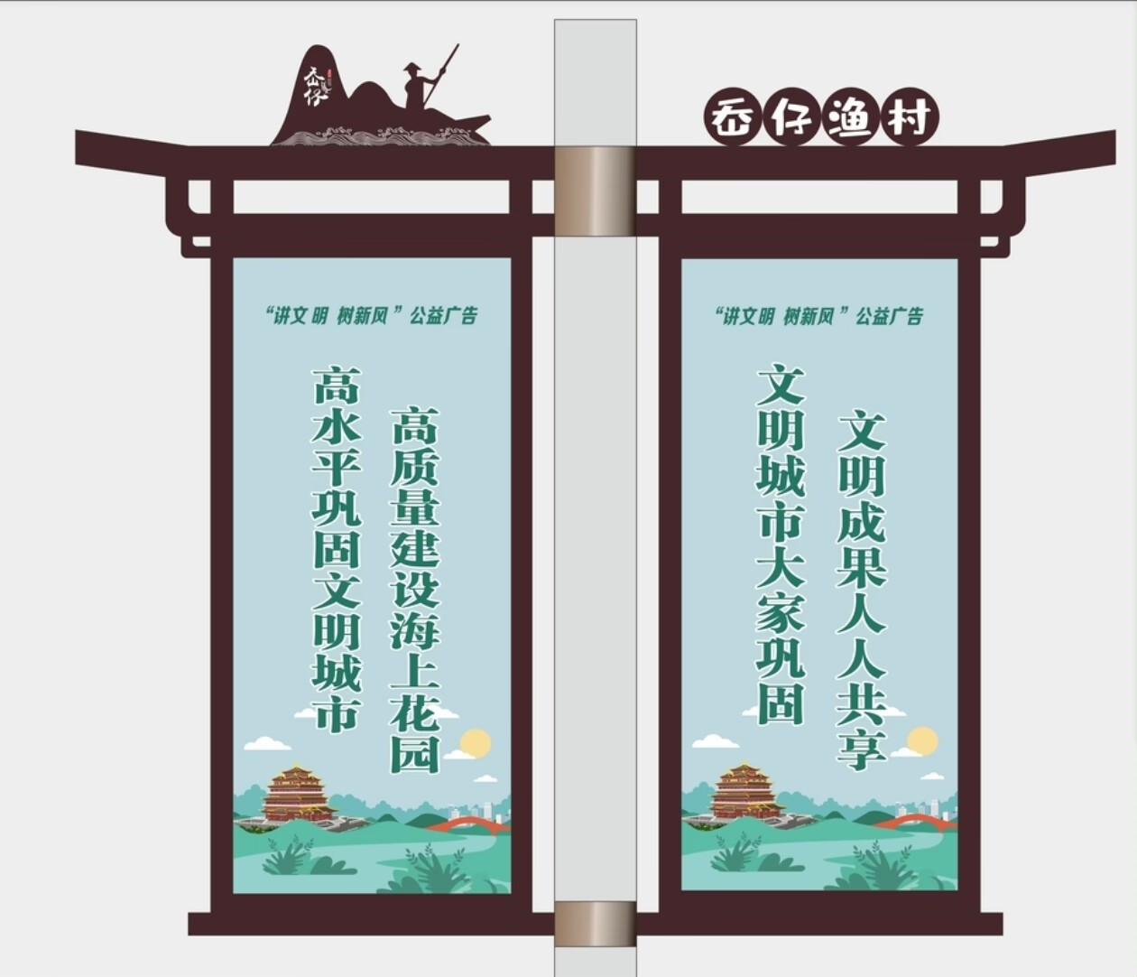 灯杆灯箱户外灯杆灯箱N年大品牌品质可靠