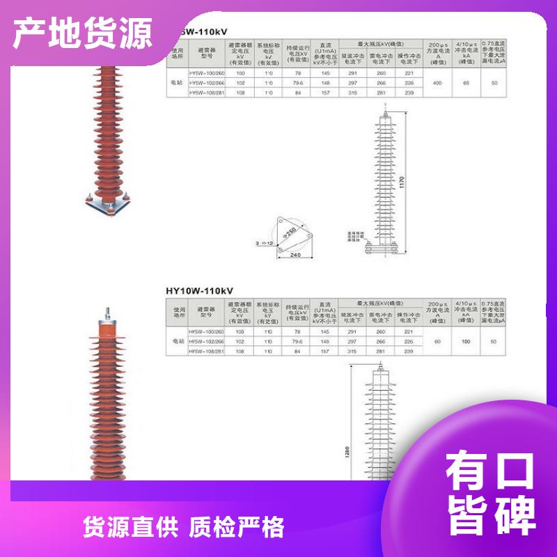 【贵州】复合绝缘氧化锌避雷器HY10WZ-51/134