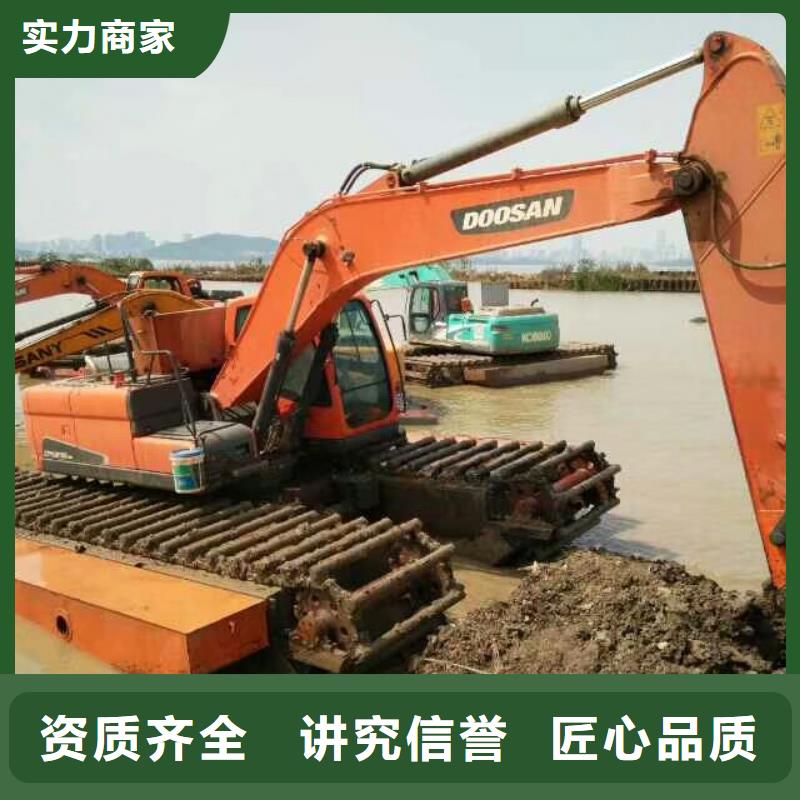 水上挖掘机租赁租赁水陆挖机精英团队专业承接