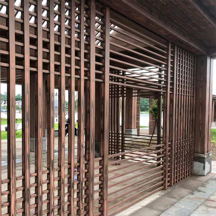 铝合金镀锌管木纹漆施工厂家支持定制