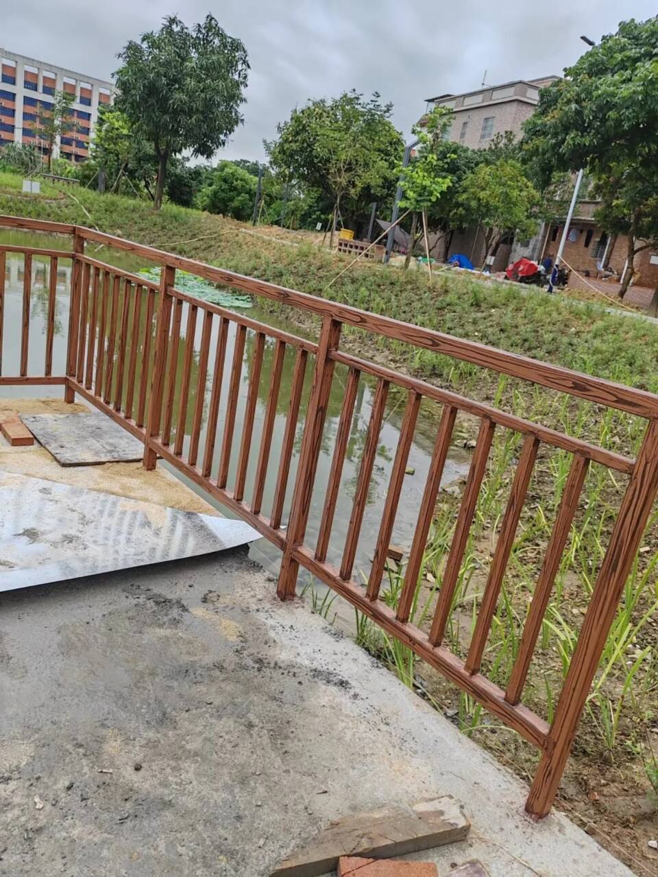 园林建筑木纹漆，内外墙木纹漆，艺术涂料源头批发