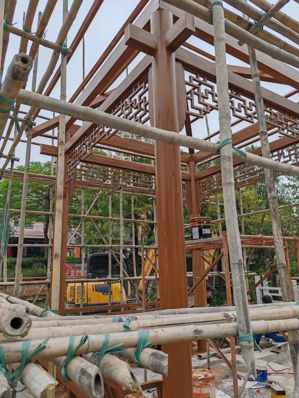 铝合金镀锌管木纹漆施工厂家支持定制