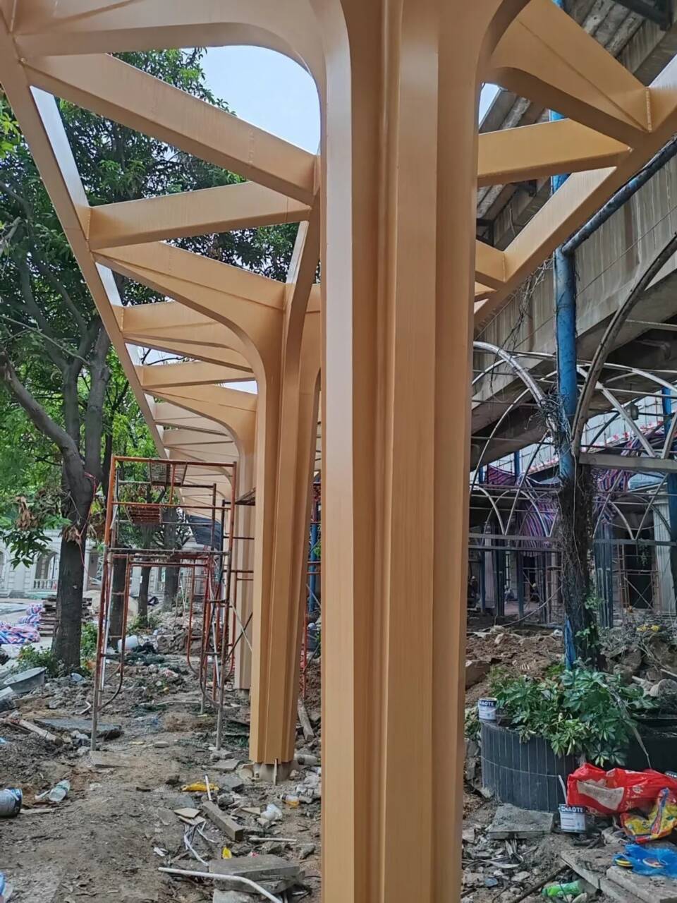 园林景区凉亭木纹漆加盟多少钱价格优惠