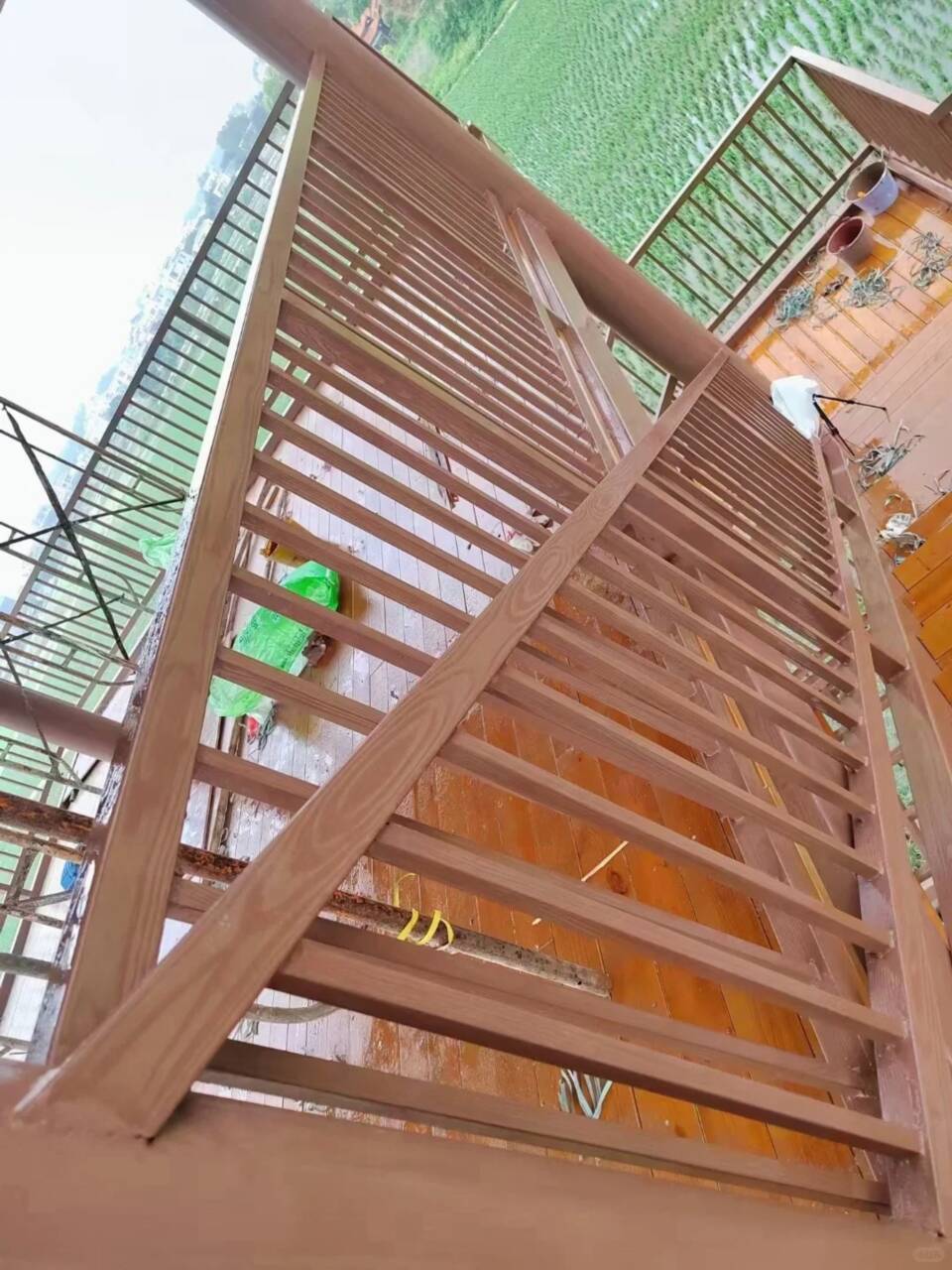 生态复古木纹漆，方钢圆管木纹漆，艺术涂料批发多少钱