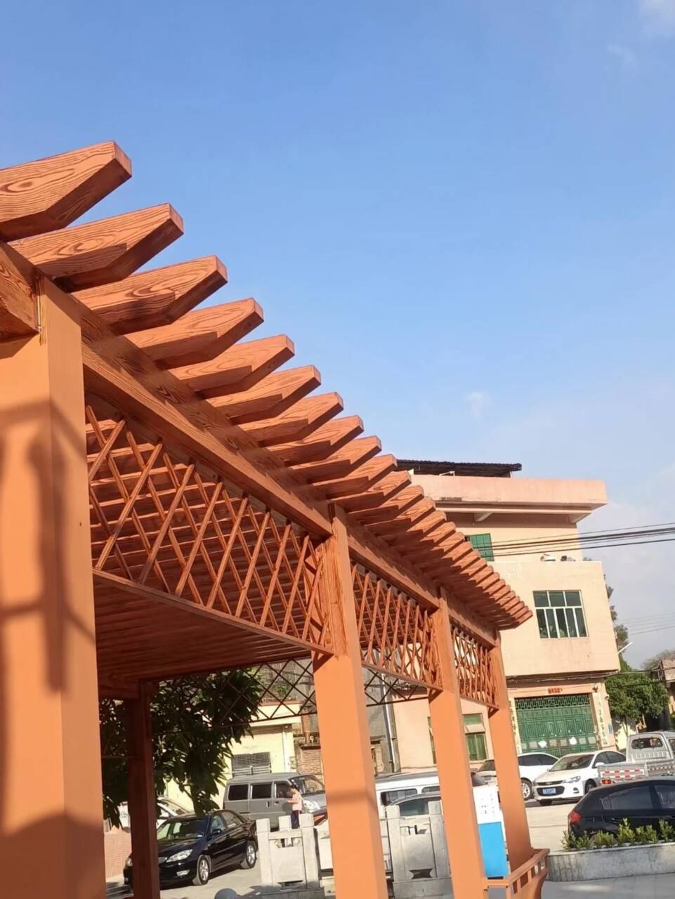 园林建筑木纹漆，内外墙木纹漆，艺术涂料批发厂家
