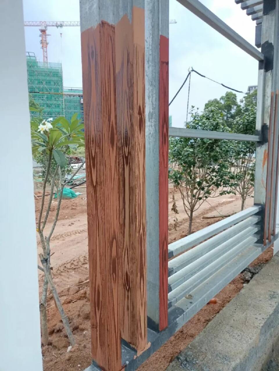 栈道护栏木纹漆厂家电话