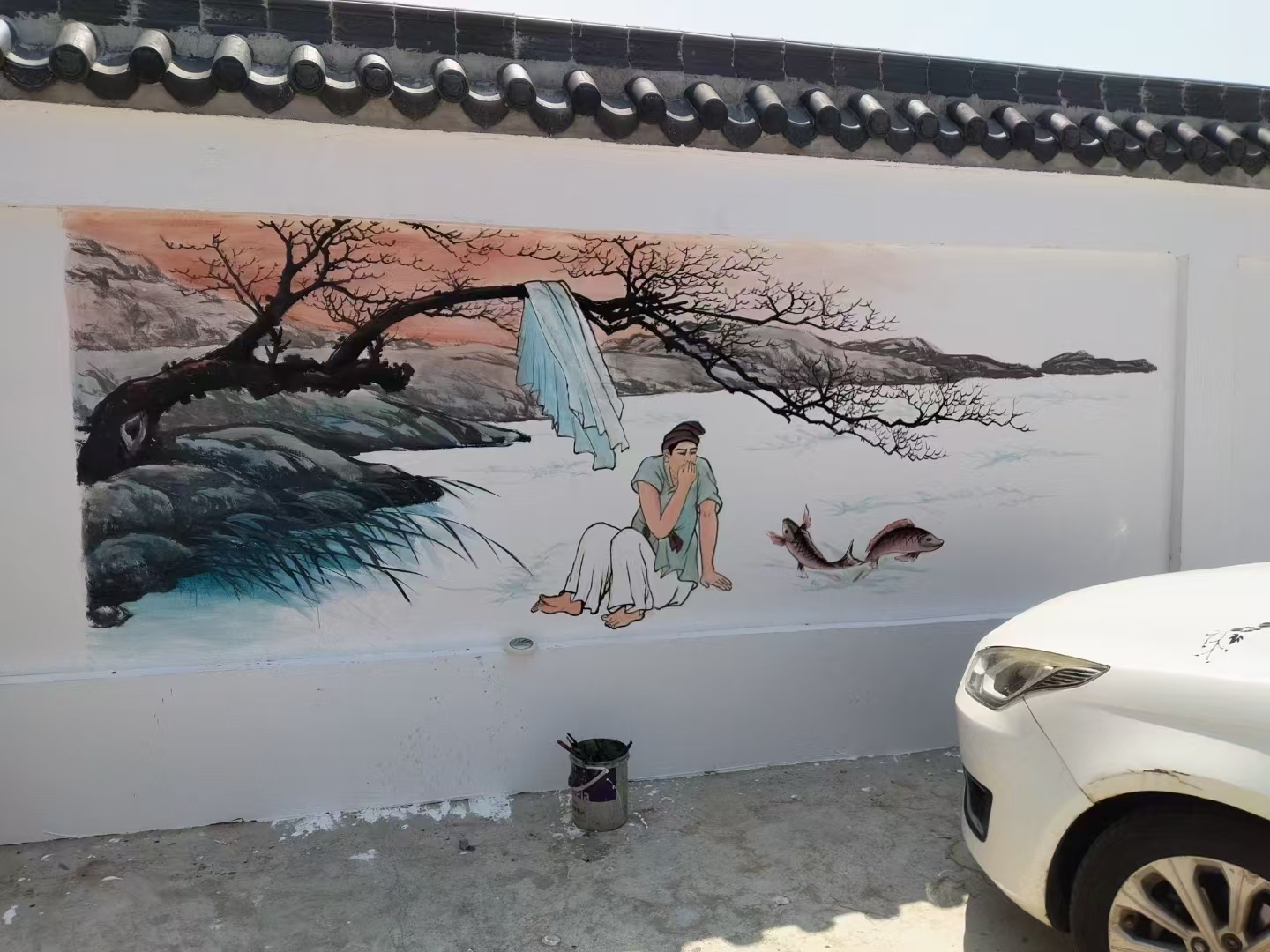 美丽乡村振兴彩绘墙绘公司