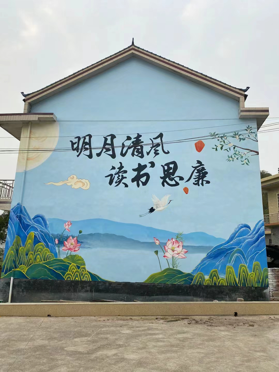 墙面彩绘墙体手绘壁画师公司